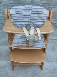 Seggiolone evolutivo  in legno 