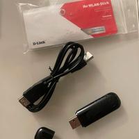 ADATTATORE WIFI USB DLINK CON PROLUNGA