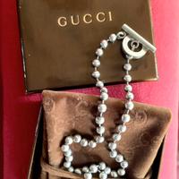 Collana in argento 925. Collezione Boule di GUCCI