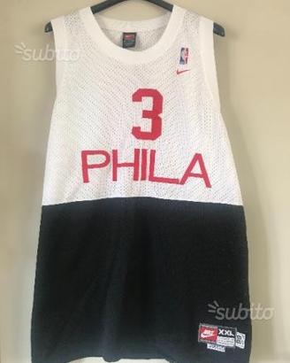 Canotta nba originale nike allen iverson phila