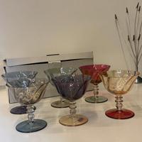 Set 6 Coppette Dessert HENRIETTE - Vetro Colorato