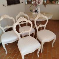 SEDIE SHABBY ANTICATE 