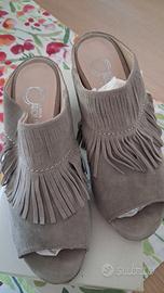 Ciabatte con tacco 6 cm Donna Carolina 