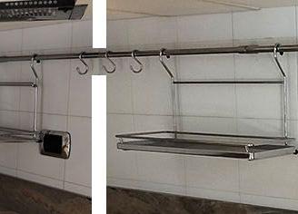 ARREDO CUCINA, tubo porta accessori