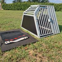kennel in alluminio da baule auto per cane