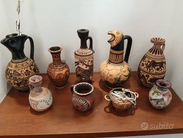 Vasi/anfore decorative stile greco vintage 