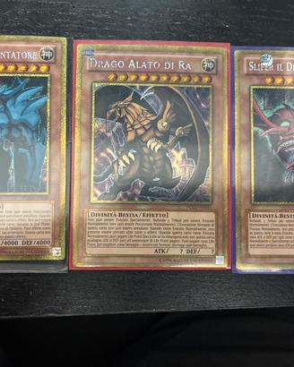 Yu-Gi-Oh! Lotto 3 Carte Divinità Egizie