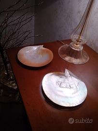 2 conchiglie in madreperla 