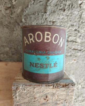 scatola  antica AROBON NESTLE' Ceratonia Siliqua