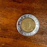 Moneta 500 lire  luca pacioli