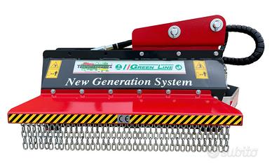 Testata trinciante per escavatori Mod.Super fast D