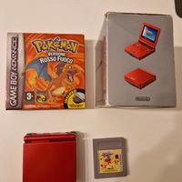 GBA sp con pokenon rosso fuoco