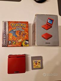 GBA sp con pokenon rosso fuoco