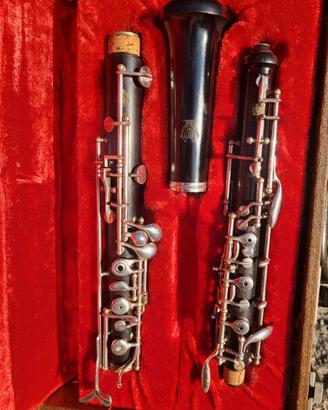 OBOE LINTON U.S.A. PARIS, IN LEGNO,REVISIONATO!