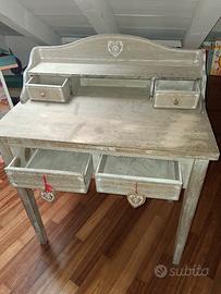 scrivania shabby 