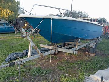 Barca Motore 40 cv carrello omologato
