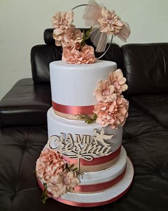 Torta da tavolo cresima