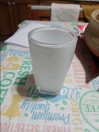 Bicchiere bianco/ porta spazzolino