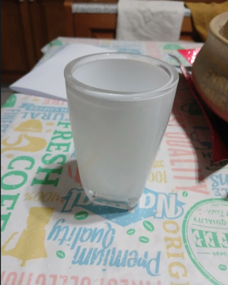 Bicchiere bianco/ porta spazzolino
