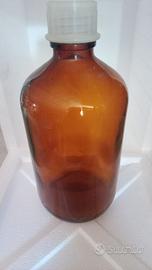 bottiglia ambrata da laboratorio 