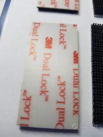 Biadesivo con velcro 3M nero attacca e stacca