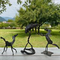 Operette ferro battuto cavalli equitazione