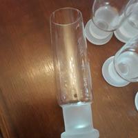 Servizio bicchieri flut cristallo vintage