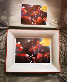 Antiquariato piattino Emilio Tadini per sisal