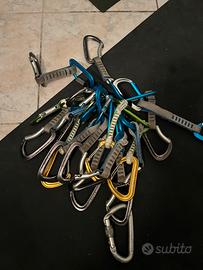 Set 15 Rinvii Arrampicata CAMP - Come Nuovi