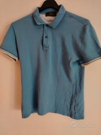 Polo Fred Perry Originale M Azzurra Vintage