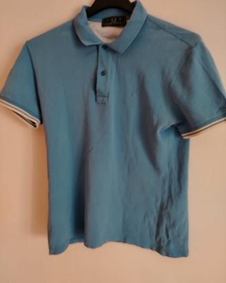 Polo Fred Perry Originale M Azzurra Vintage