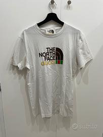 T-shirt maglia North Face x Gucci