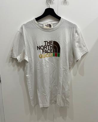 T-shirt maglia North Face x Gucci