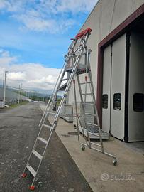 Scala a castello 8 gradini + pedana modello Casta'