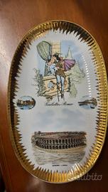vassoio vintage souvenir verona porcellana bavaria
