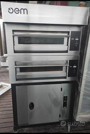 Forno per pizza OEM doppia camera