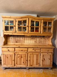 Mobile credenza in pino massello, artigianale