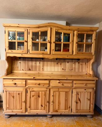 Mobile credenza in pino massello, artigianale
