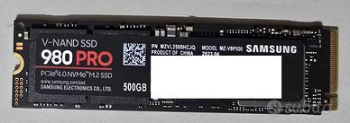 SAMSUNG MZ-V8P500 980 PRO M.2 NVMe