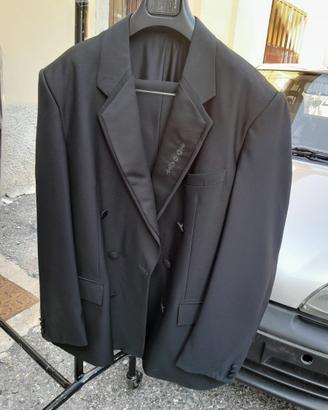 Abito uomo nero smoking doppio petto