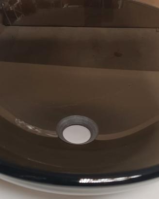 lavabo grigio trasparente lucido