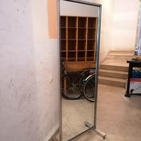 specchio negozio / casa acciaio doppia faccia  
