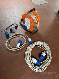 AVVOLGICAVO 25 MT PER CAMPER + PROLUNGA