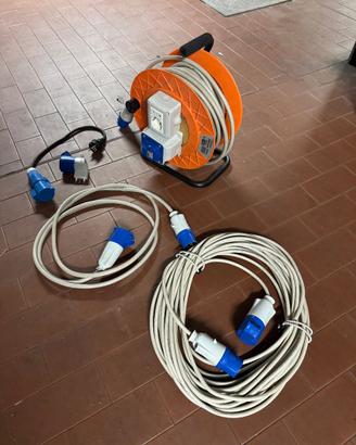 AVVOLGICAVO 25 MT PER CAMPER + PROLUNGA