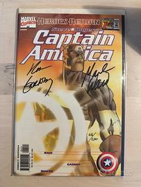 Capitan America 1 originale USA 1998 autografato