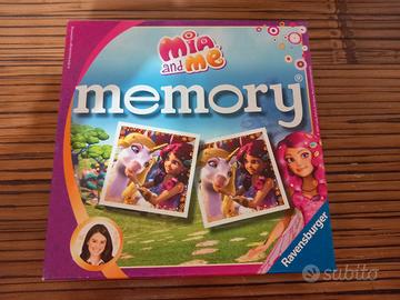 Memory Mia & me gioco da tavolo.