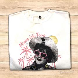 Felpa Signora in Giallo maglione pullover dolcevit