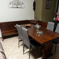 Tavola e panca da cucina/salotto