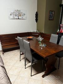 Tavola e panca da cucina/salotto