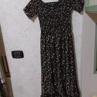 🌸 Vestito I AM Nero a Fiori Taglia M . Fammi un'o